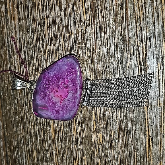 New Pink Solar Quartz Pendant - Picture 6 of 7